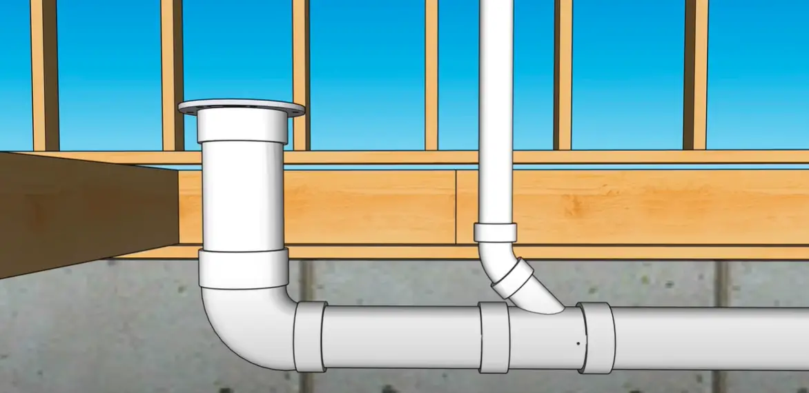 Does a vent pipe have to go straight up