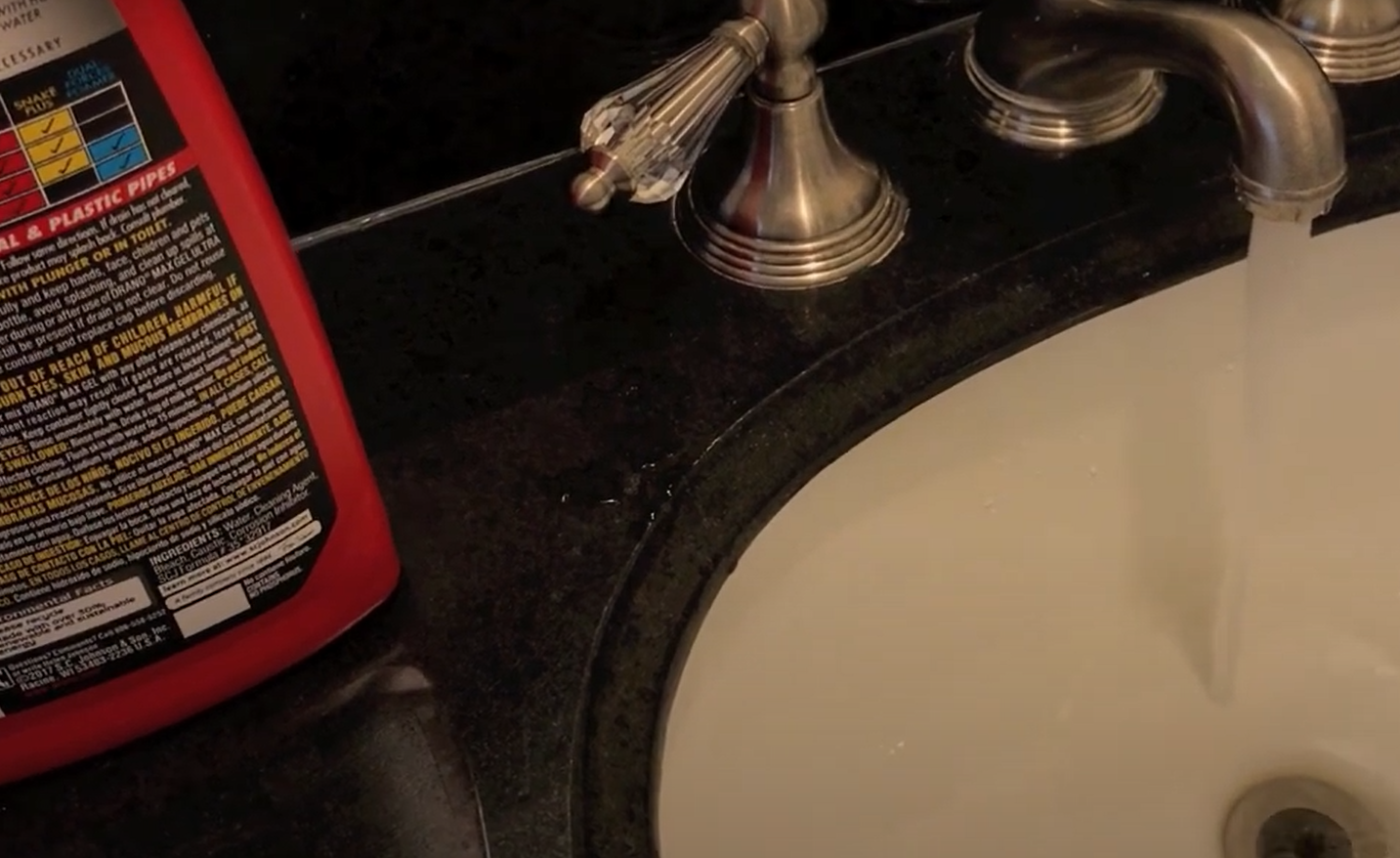 can drano max gel be used in kitchen sink