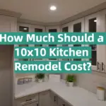 How Much Should a 10x10 Kitchen Remodel Cost?