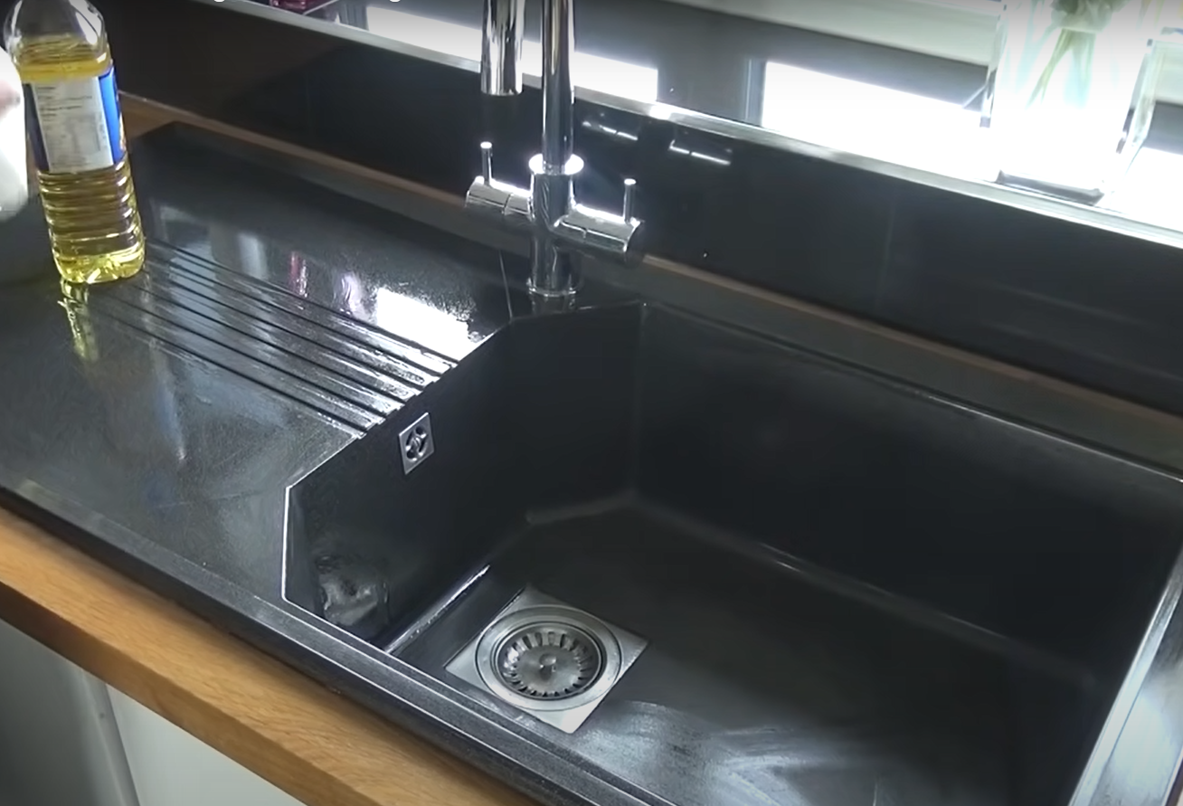 How to Clean a Black Kitchen Sink? KitchenProfy