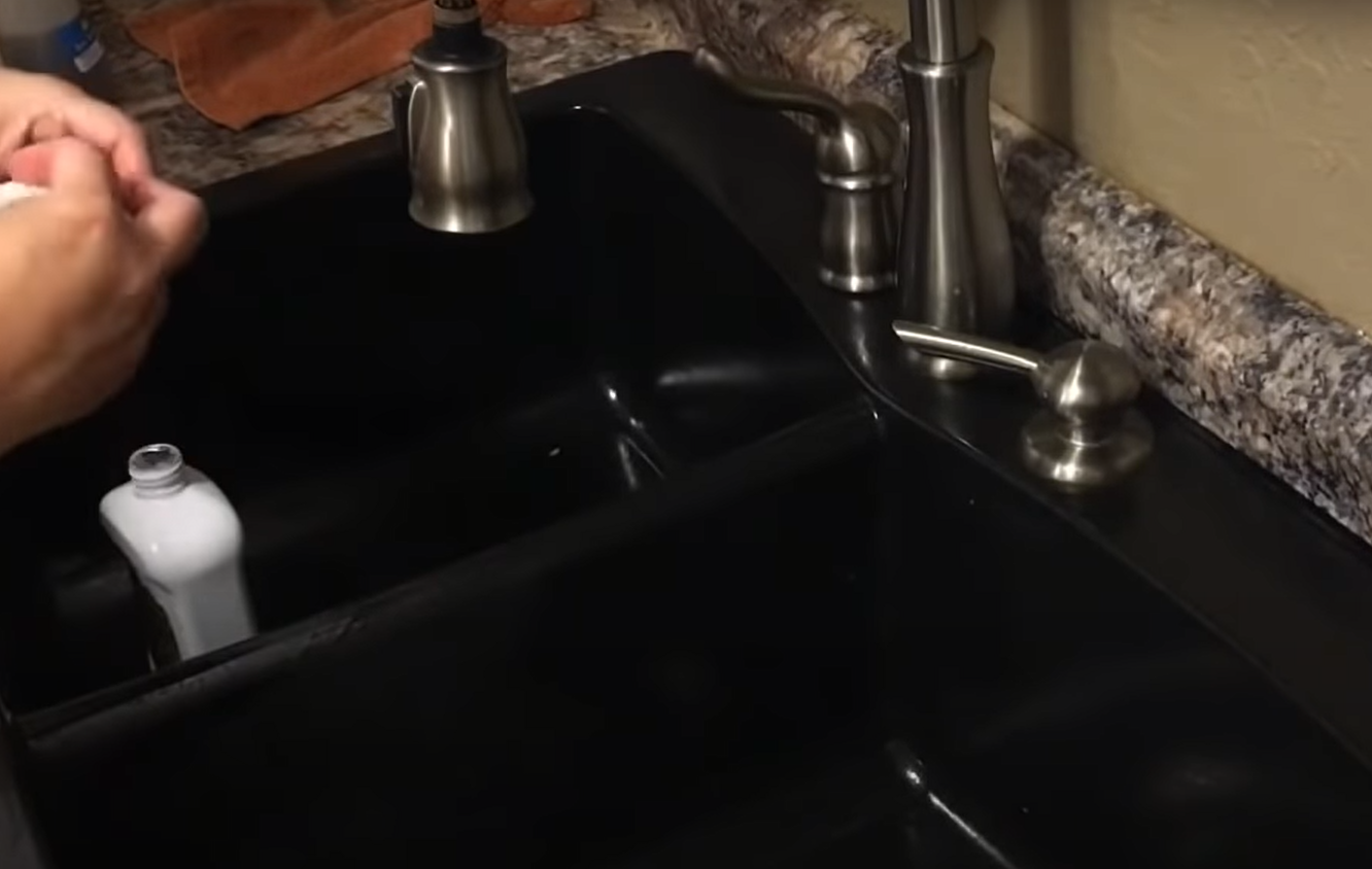 How To Clean A Black Kitchen Sink KitchenProfy   How To Clean A Black Kitchen Sink 5 