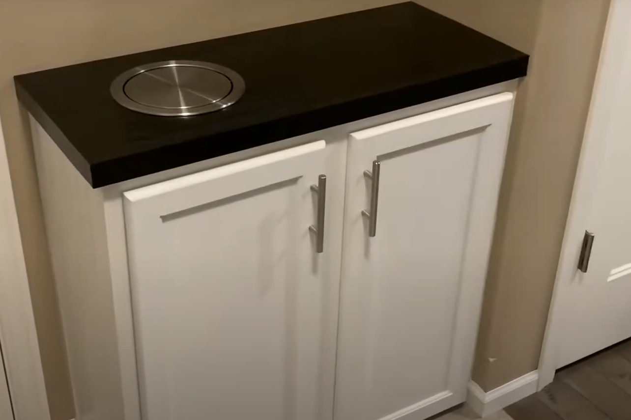 How to Hide Trash Cans in Kitchen? KitchenProfy