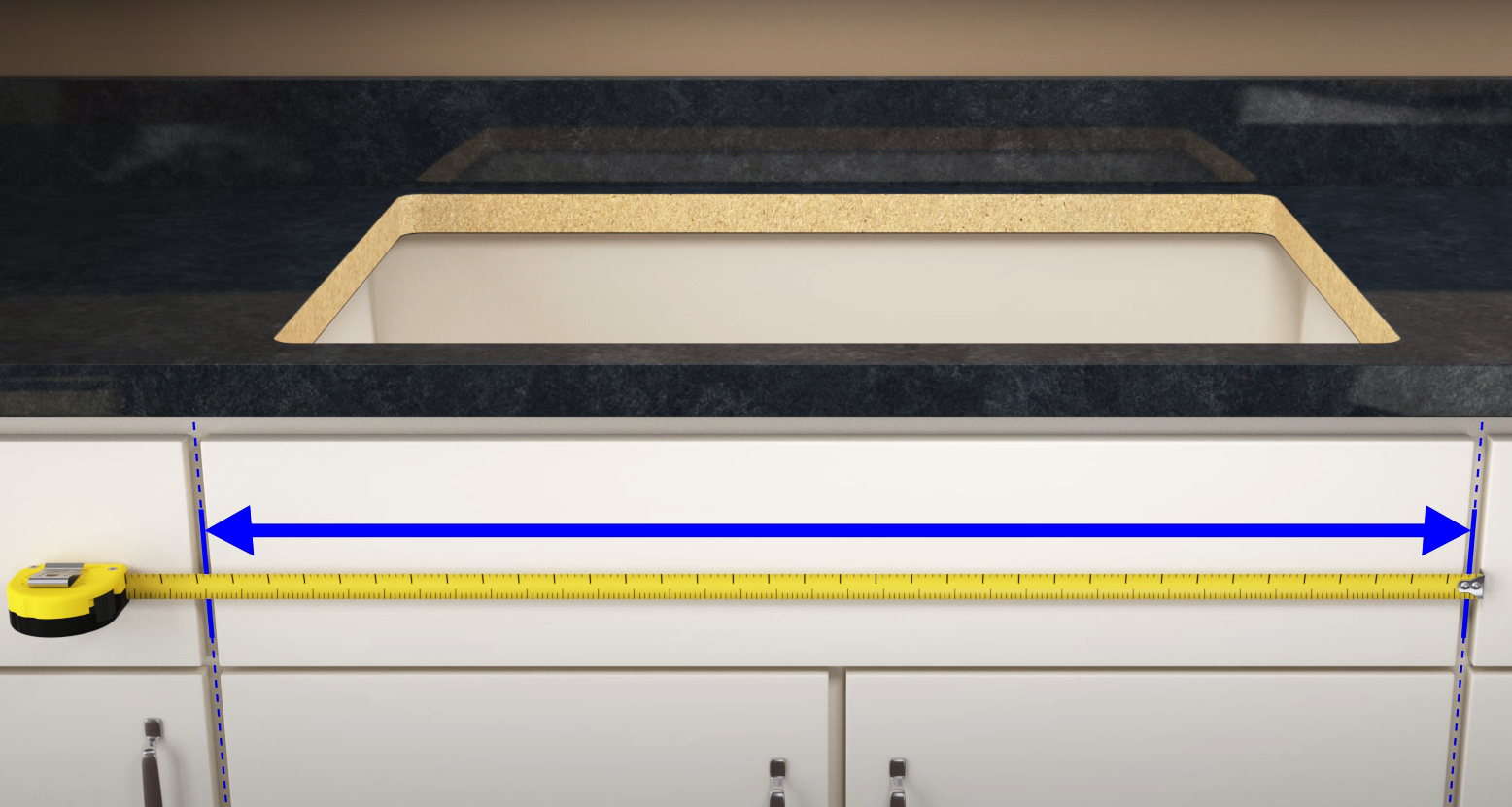 How to Measure a Kitchen Sink? KitchenProfy