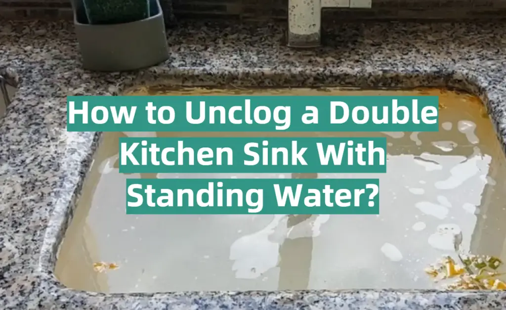 How to Unclog a Double Kitchen Sink With Standing Water? KitchenProfy