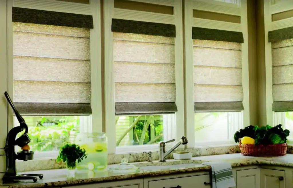 How do you dress up windows without curtains?