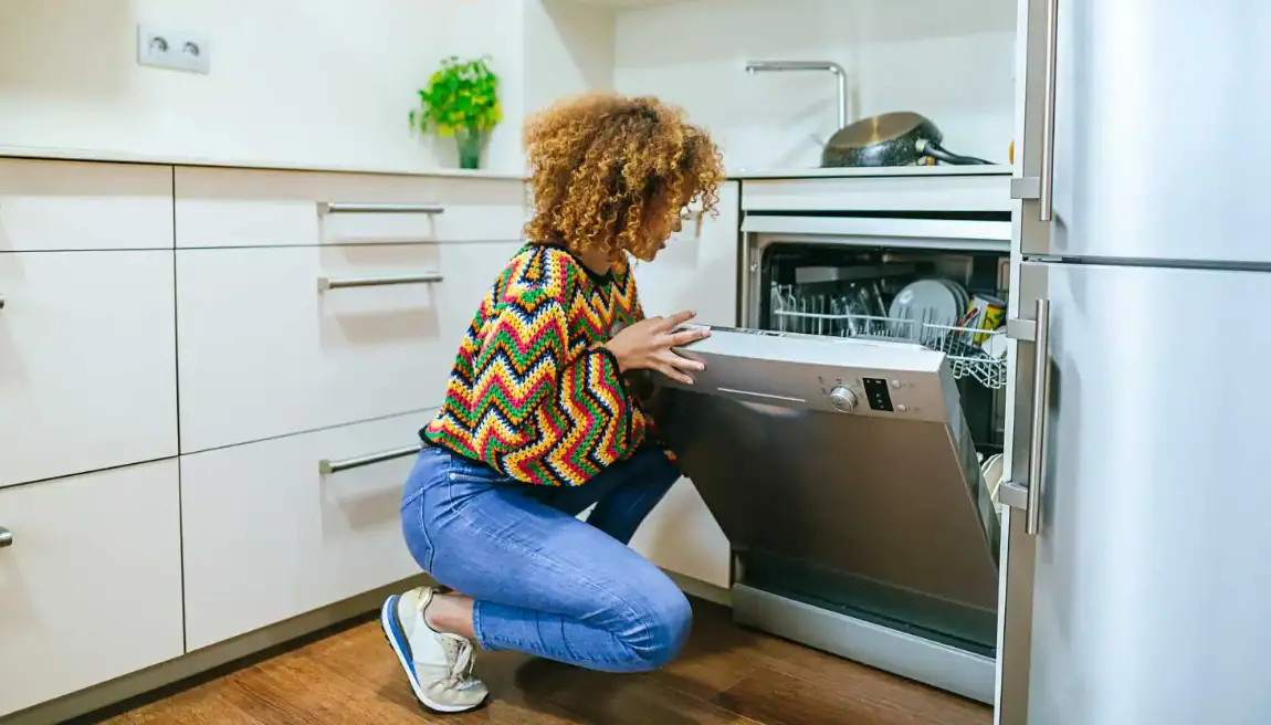 How can I force my dishwasher to drain