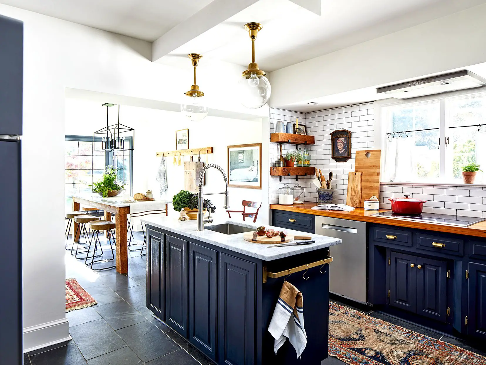 Beautiful Blue Kitchen Cabinets, Kitchen Islands, And Backsplash Ideas