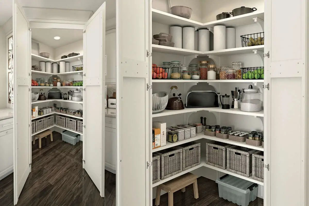 Kitchen Corner Pantry Ideas - KitchenProfy