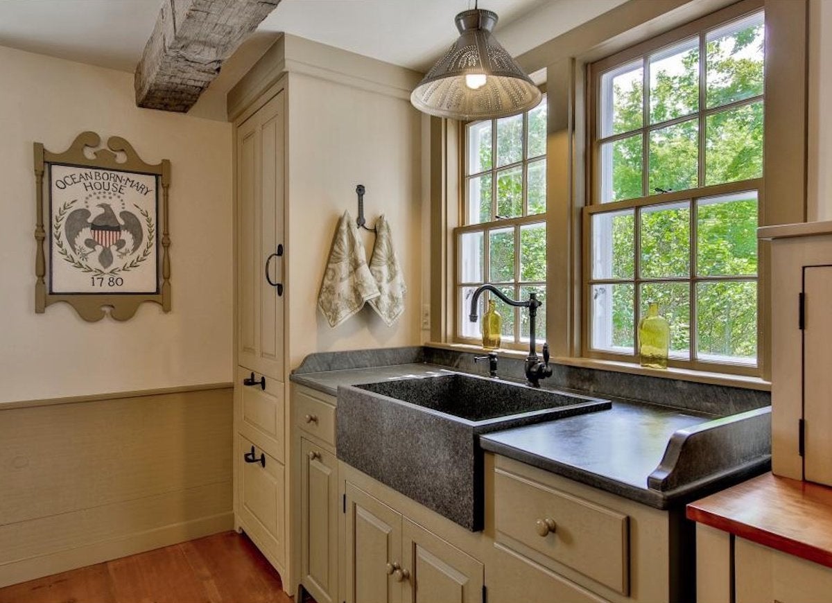 Natural Accents Over The Island Sink