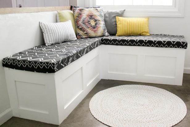 Compact Banquette Storage