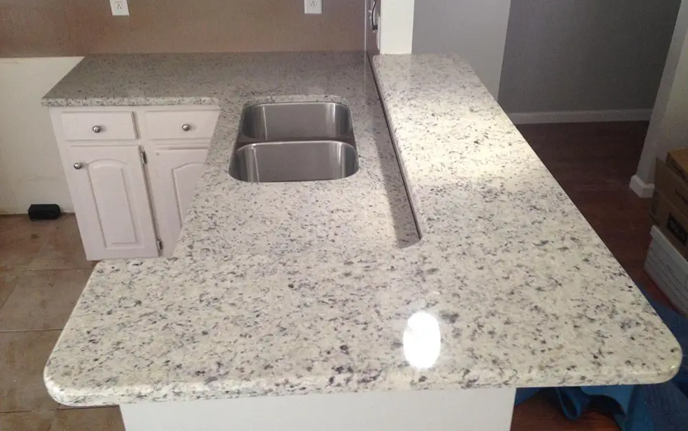 Moon Granite White Kitchen Countertops